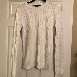 Polo white sweater